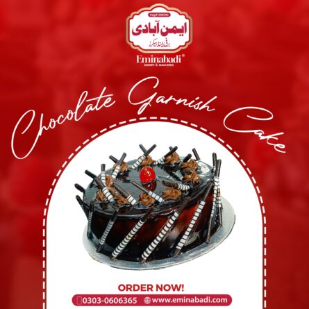 Chocolate Garnish Cake